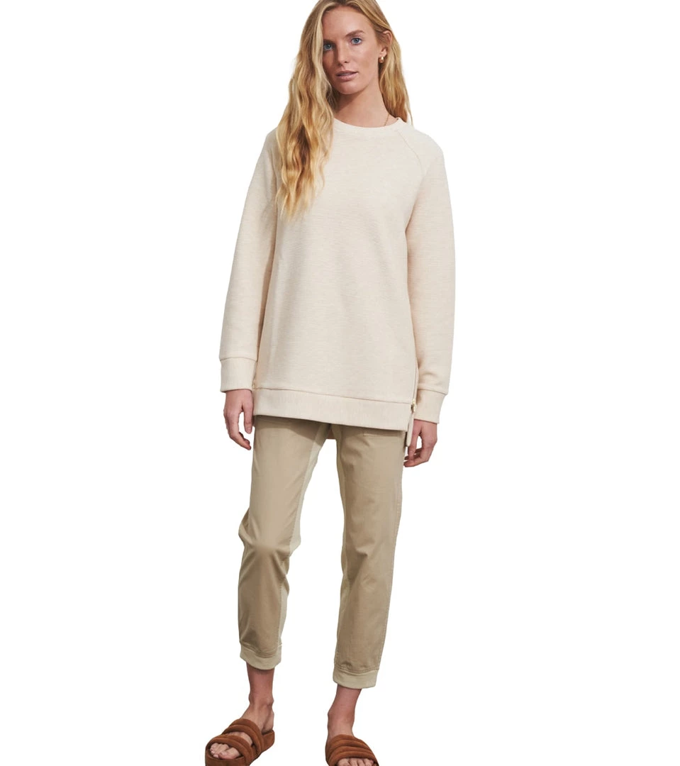 Varley Manning Sweatshirt Oatmeal Marl 6 Varley Manning Sweatshirt Oatmeal Marl