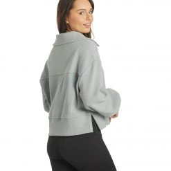 CLOTHING Varley Ramona Half Zip Quarry 11 CLOTHING Varley Ramona Half Zip Quarry