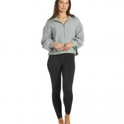 CLOTHING Varley Ramona Half Zip Quarry 12 CLOTHING Varley Ramona Half Zip Quarry