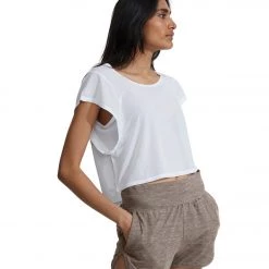 NEW ARRIVALS Varley Landon Crop White
