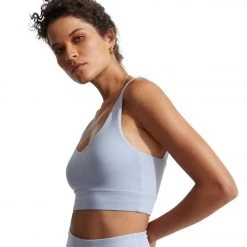 NEW ARRIVALS Varley Always Edwards Bra Zen Blue