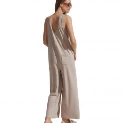 Varley Pelion Jumpsuit Taupe Marl CLOTHING