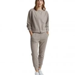 NEW ARRIVALS Varley Chaucer Pant Chestnut Marl