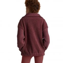 CLOTHING Varley Rogers Half Zip Jacket Rose Brown