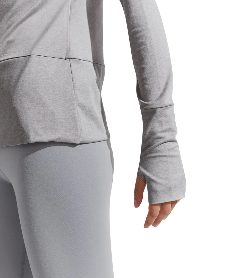 CLOTHING Varley Clara T-Shirt Grey Marl 4 CLOTHING Varley Clara T-Shirt Grey Marl