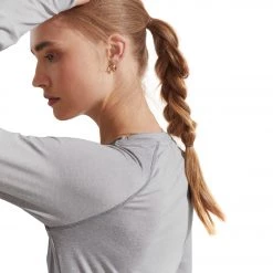 CLOTHING Varley Clara T-Shirt Grey Marl 11 CLOTHING Varley Clara T-Shirt Grey Marl