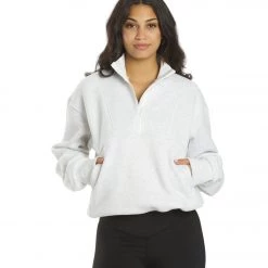 CLOTHING All Fenix Coco Zip Sweater White Marle