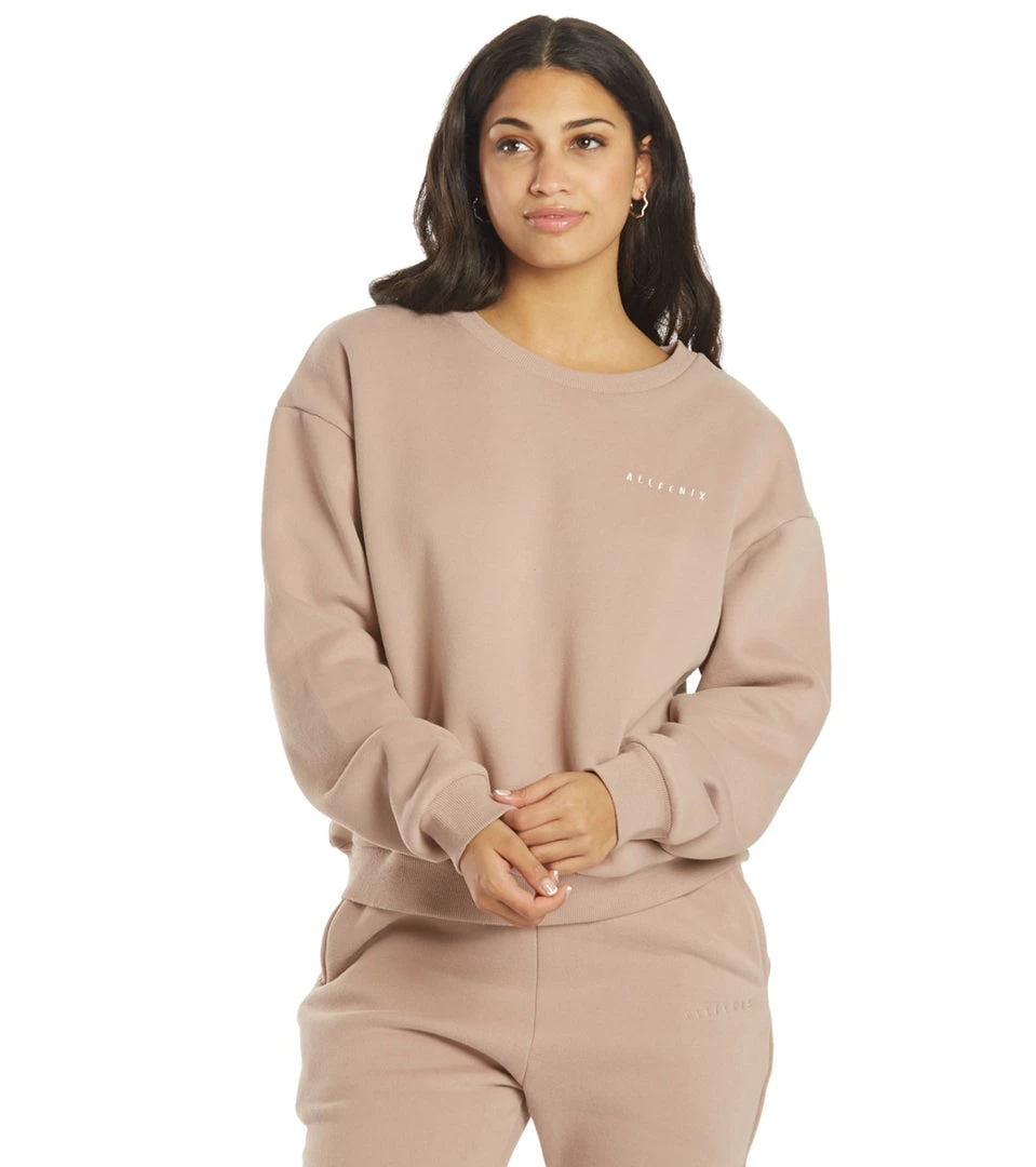 All Fenix Elle Sweatshirt Latte 3 All Fenix Elle Sweatshirt Latte