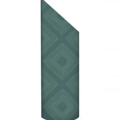Mache Homi Yoga Mat Storage Tube | Rhombi Teal YOGA MATS & PROPS