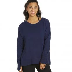Glyder Lounge Long Sleeve Tee Indigo CLOTHING