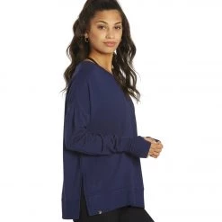 Glyder Lounge Long Sleeve Tee Indigo CLOTHING
