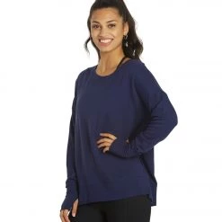 Glyder Lounge Long Sleeve Tee Indigo CLOTHING