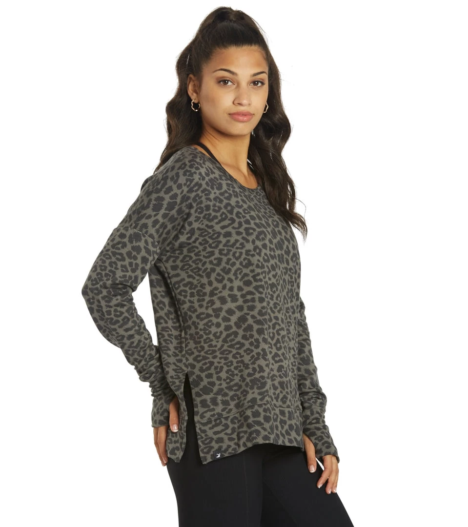 CLOTHING Glyder Lounge Long Sleeve Tee Indigo Ombre 4 CLOTHING Glyder Lounge Long Sleeve Tee Indigo Ombre