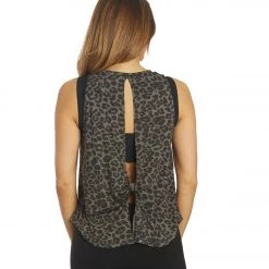 Glyder Electric Yoga Tank Black Tonal Leopard CLOTHING 11 Glyder Electric Yoga Tank Black Tonal Leopard CLOTHING