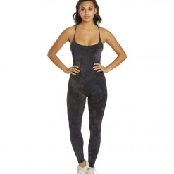 CLOTHING Glyder Pure Bodysuit Black Tie Dye