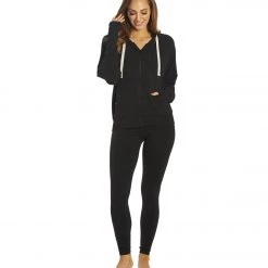 Glyder Vintage Oversized Zip Up Black CLOTHING