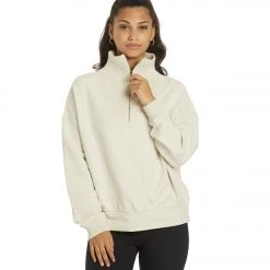 Varley Miller Sweatshirt Ivory Marl