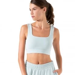 CLOTHING NUX Sleek Square Sports Bra In The Clouds