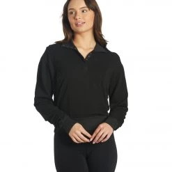 NUX Terry Pull-Over Black CLOTHING