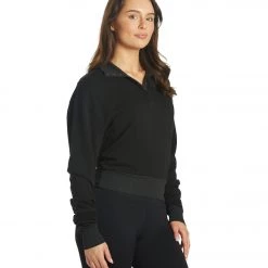 NUX Terry Pull-Over Black CLOTHING