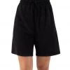 NUX Terry Boyfriend Short Black 2 NUX Terry Boyfriend Short Black