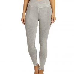 NEW ARRIVALS NUX One By One Mineral Wash Leggings Stone Wash