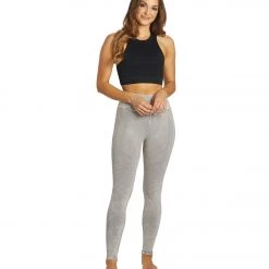 NEW ARRIVALS NUX One By One Mineral Wash Leggings Stone Wash