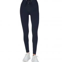 Year Of Ours Ribbed Football Leggings Black