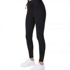 Year Of Ours Ribbed Football Leggings Black