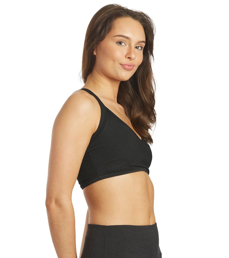 Year Of Ours Ribbed Curve Bra Black 4 Year Of Ours Ribbed Curve Bra Black