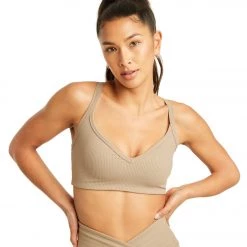 Year Of Ours Ribbed Curve Bra Caribou CLOTHING