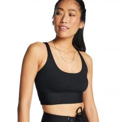 Year Of Ours Ribbed Gym Bra Black NEW ARRIVALS