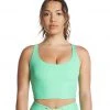 Year Of Ours Ribbed Gym Bra Summer Green 1 Year Of Ours Ribbed Gym Bra Summer Green