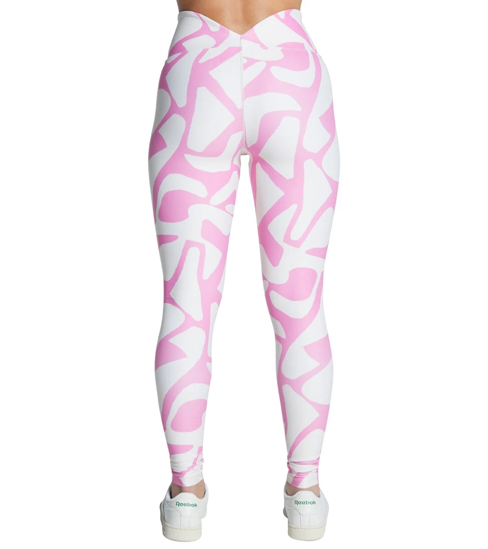 CLOTHING Year Of Ours Rio Giselle Leggings Pink/Bone 5 CLOTHING Year Of Ours Rio Giselle Leggings Pink/Bone