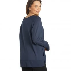 CLOTHING Tavi Cozy Sweatshirt Navy 11 CLOTHING Tavi Cozy Sweatshirt Navy