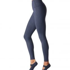 Tavi High Waisted Yoga Leggings Navy CLOTHING