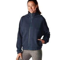 Tavi Studio To Street Zip Up Hoodie Navy