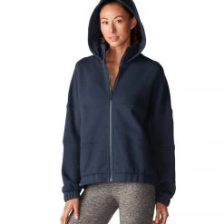 Tavi Studio To Street Zip Up Hoodie Navy