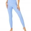 Onzie Ribbed 7/8 Yoga Leggings Periwinkle Rib