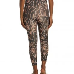 Onzie Ribbed 7/8 Yoga Leggings Roads CLOTHING