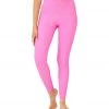 Onzie Ribbed 7/8 Yoga Leggings Ibis Rose Rib