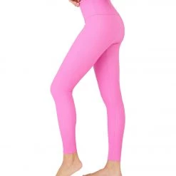 Onzie Ribbed 7/8 Yoga Leggings Ibis Rose Rib