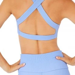 Onzie Half Moon Yoga Sports Bra Periwinkle Rib NEW ARRIVALS 13 Onzie Half Moon Yoga Sports Bra Periwinkle Rib NEW ARRIVALS