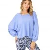 NEW ARRIVALS Onzie OM Long Sleeve Yoga Top Periwinkle