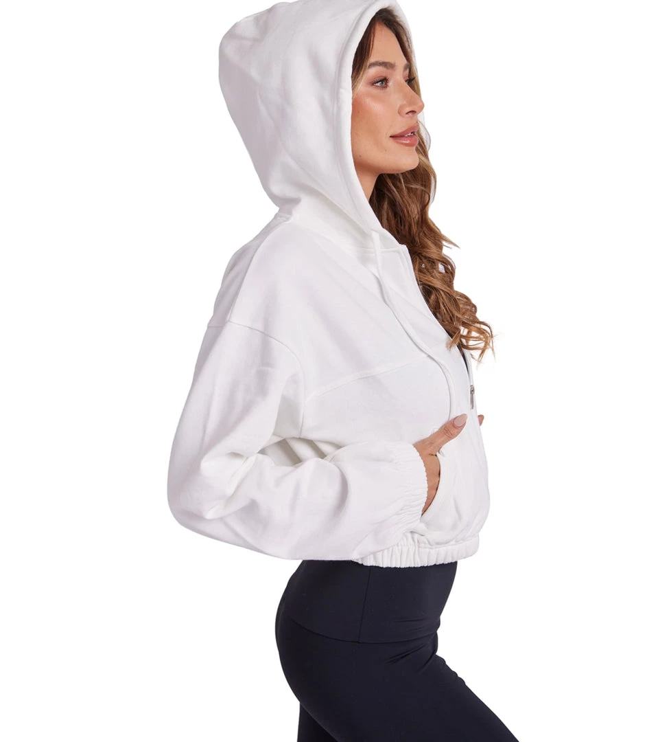 Onzie Jet Set Jacket White CLOTHING 4 Onzie Jet Set Jacket White CLOTHING
