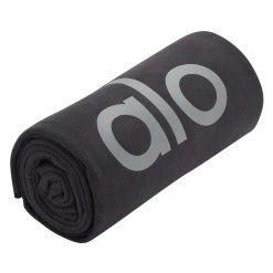 Alo Yoga Grounded No-Slip Mat Towel Black NEW ARRIVALS