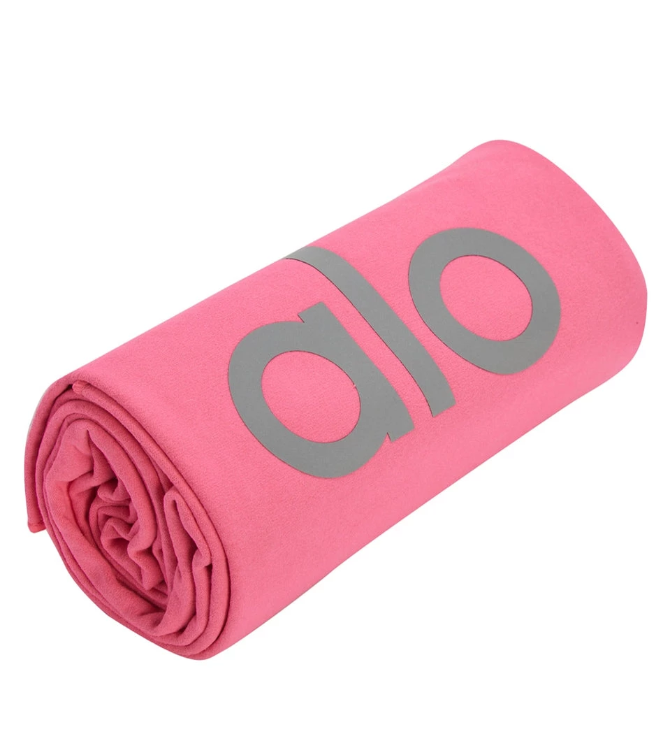 Alo Yoga Grounded No-Slip Mat Towel Hot Pink NEW ARRIVALS 3 Alo Yoga Grounded No-Slip Mat Towel Hot Pink NEW ARRIVALS