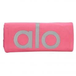 Alo Yoga Grounded No-Slip Mat Towel Hot Pink NEW ARRIVALS