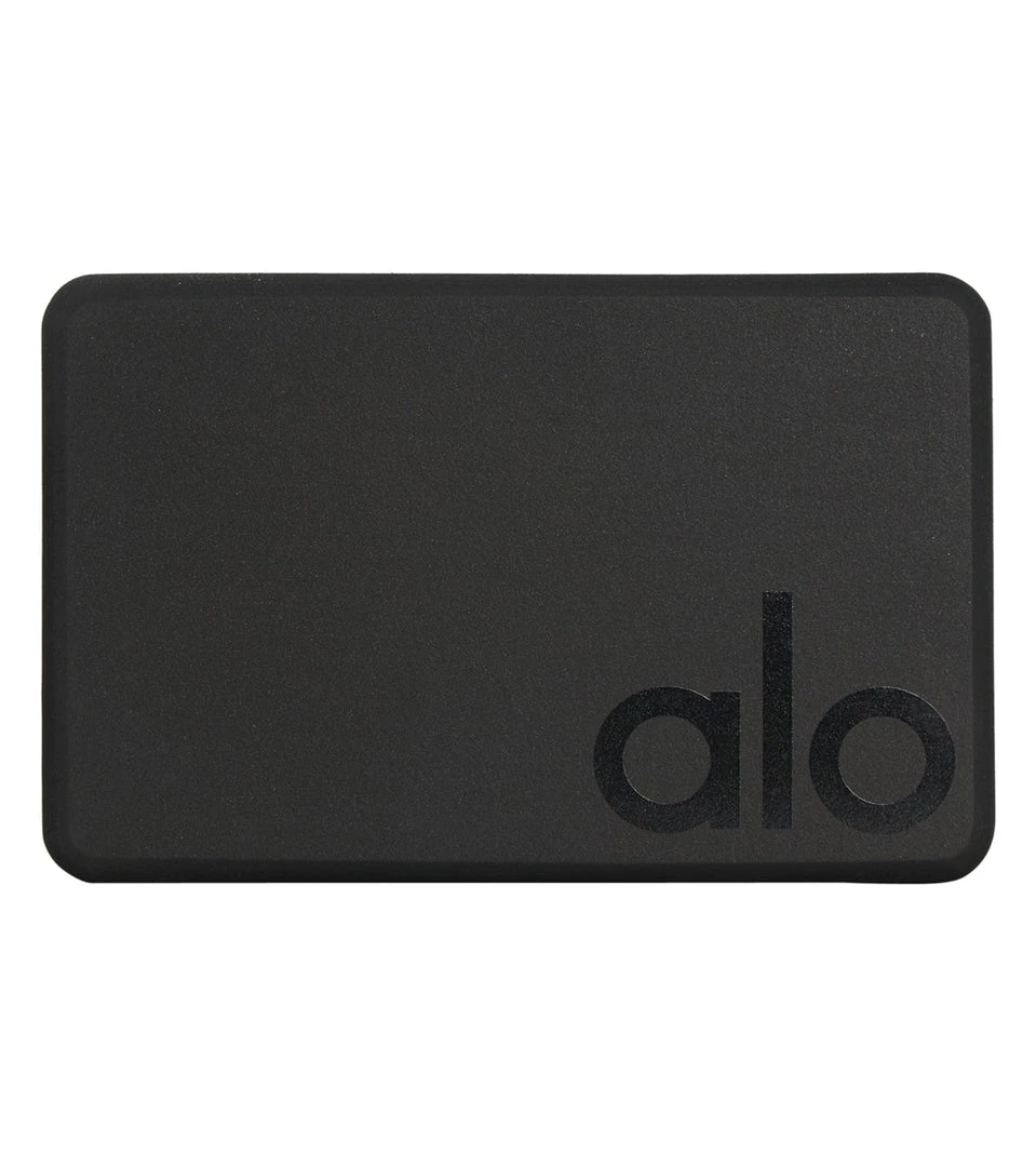 YOGA MATS & PROPS Alo Yoga Uplifting Yoga Block Black 4 YOGA MATS & PROPS Alo Yoga Uplifting Yoga Block Black