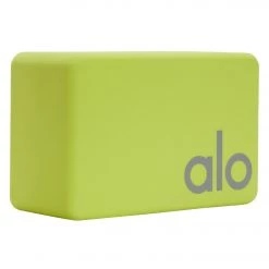 YOGA MATS & PROPS Alo Yoga Uplifting Yoga Block Highlighter/Silver